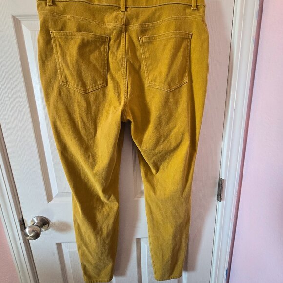 Time and Tru Mustard Yellow Jeggings XXL - Picture 6 of 9